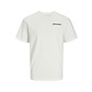 Jack & Jones Jack & Jones Men's T-Shirt JJHAWAII Round Neck White