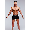 CR7 CR7 Men's Boxer Shorts Short Pipe Multipack Black Cotton 5-Pack