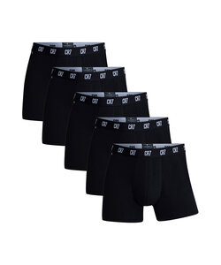 CR7 Heren Boxershorts Korte Pijp Multipack Zwart Katoen 5-Pack