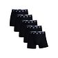 CR7 CR7 Men's Boxer Shorts Short Pipe Multipack Black Cotton 5-Pack