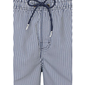 Phil & Co Phil & Co Gestreepte Zwemshort Heren Blauw / Wit