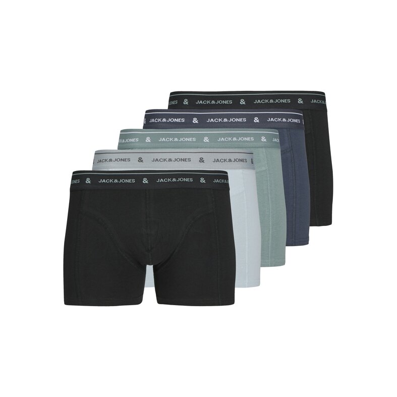 Jack & Jones Jack & Jones Heren Boxershorts Trunks JACWYATT 5-Pack Multicolor