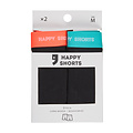Happy Shorts Happy Shorts Heren Boxershorts Met Lange Pijpen Boxer Briefs 2-Pack Zwart