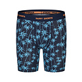 Happy Shorts Happy Shorts Heren Boxershorts Met Lange Pijpen Boxer Briefs Blue Palms Print 2-Pack