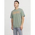 Jack & Jones Jack & Jones Men's T-Shirt JJTEX Round Neck Green