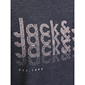 Jack & Jones Jack & Jones Heren T-Shirt JJTEX Ronde Hals Donkerblauw