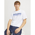 Jack & Jones Jack & Jones Men's T-Shirt JJTEX Round Neck White