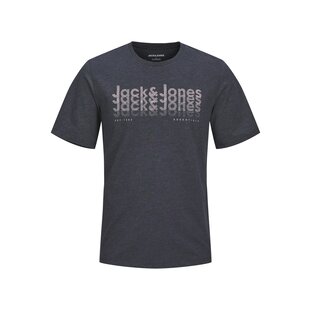 Jack & Jones Heren T-Shirt JJTEX Ronde Hals Donkerblauw