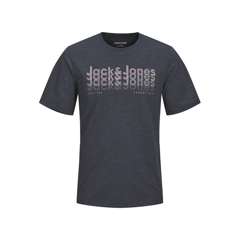 Jack & Jones Jack & Jones Heren T-Shirt JJTEX Ronde Hals Donkerblauw