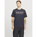 Jack & Jones Jack & Jones Men's T-Shirt JJTEX Round Neck Dark Blue