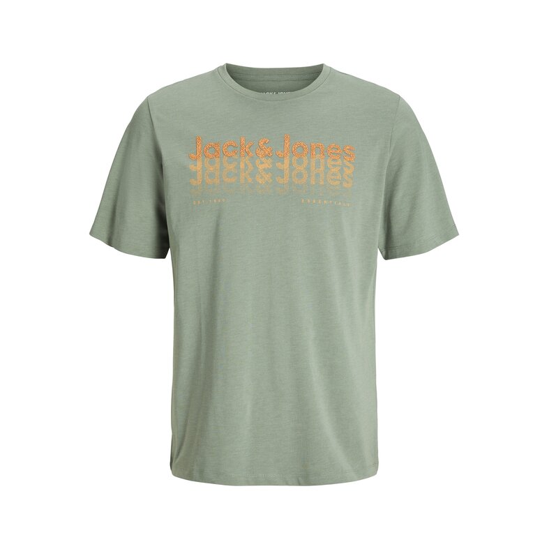 Jack & Jones Jack & Jones Men's T-Shirt JJTEX Round Neck Green