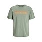 Jack & Jones Jack & Jones Heren T-Shirt JJTEX Ronde Hals Groen