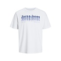 Jack & Jones Jack & Jones Men's T-Shirt JJTEX Round Neck White