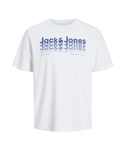 Jack & Jones Heren T-Shirt JJTEX Ronde Hals Wit