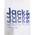 Jack & Jones Jack & Jones Heren T-Shirt JJTEX Ronde Hals Wit