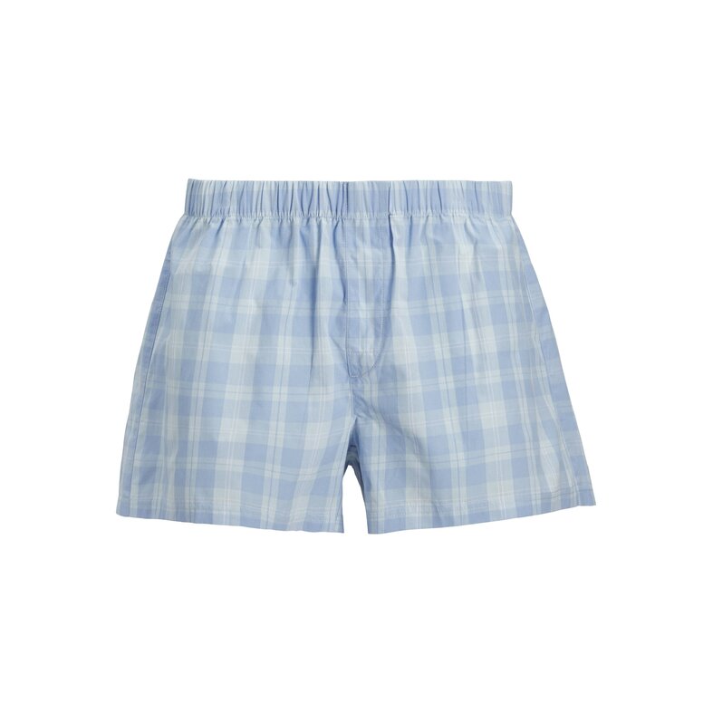Jack & Jones Jack & Jones Heren Wijde Boxershorts Geweven Katoen JACMILANO 3-Pack Lichtblauw