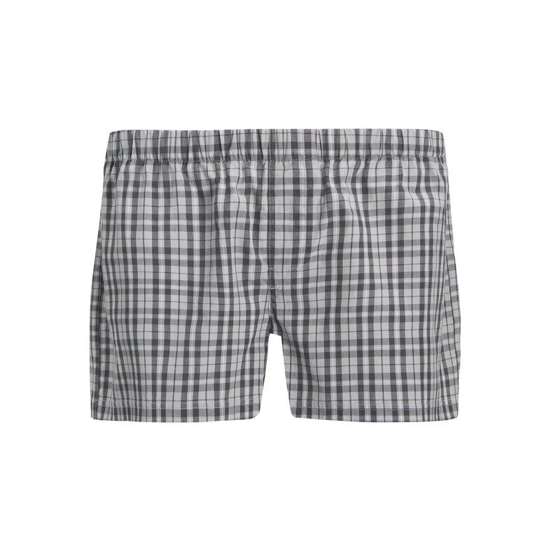 Jack & Jones Jack & Jones Heren Wijde Boxershorts Geweven Katoen JACMILANO 3-Pack Grijs/Zwart