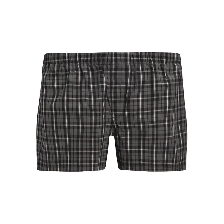 Jack & Jones Jack & Jones Heren Wijde Boxershorts Geweven Katoen JACMILANO 3-Pack Grijs/Zwart