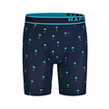 Happy Shorts Happy Shorts Heren Boxershorts Met Lange Pijpen Boxer Briefs 4-Pack Palms Blauw