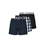Jack & Jones Jack & Jones Men's Plus Size Wide Boxer Shorts Woven JACSAIGON 3-Pack Dark Blue/Black