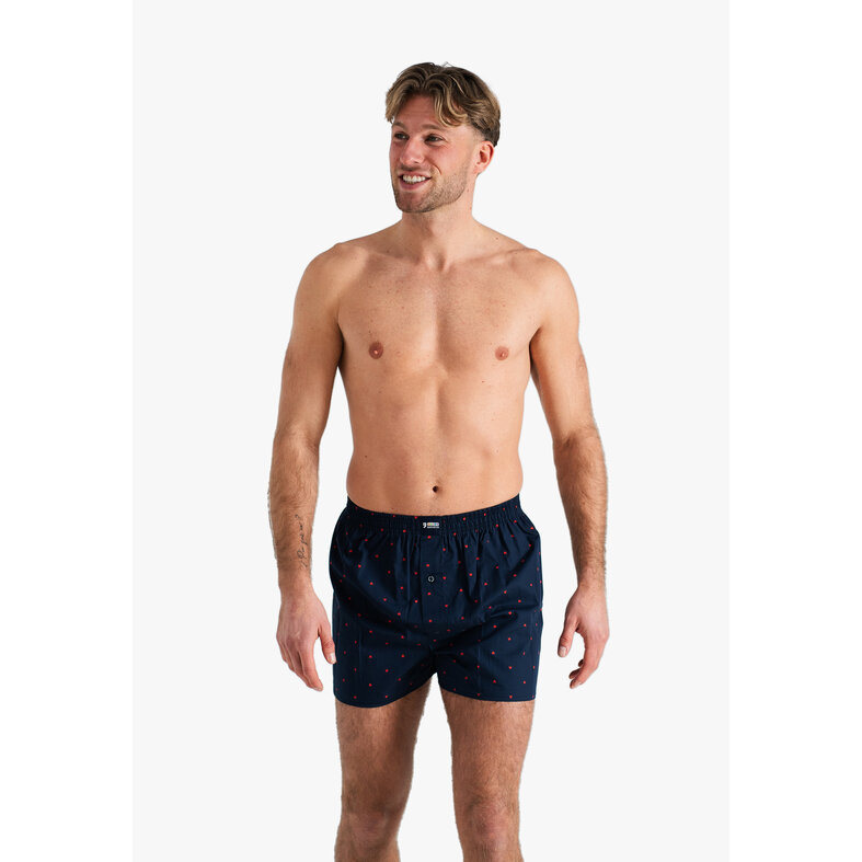 Happy Shorts Happy Shorts Wide Boxer Shorts Men With Little Red Hearts