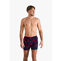 Happy Shorts Happy Shorts Wijde Boxershort Heren Met Grote Rode Hartjes