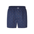 Happy Shorts Happy Shorts Wijde Boxershort Heren Met Kleine Rode Hartjes