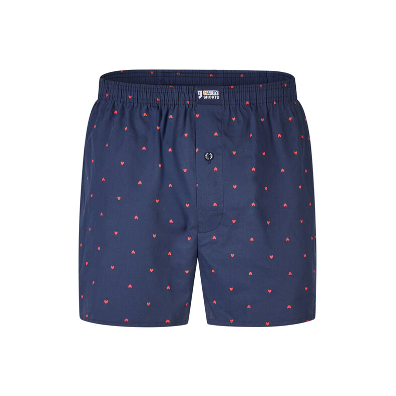 Happy Shorts Happy Shorts Wide Boxer Shorts Men With Little Red Hearts