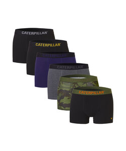 CAT Men's Boxer Shorts 6-Pack Multipack Plain/Camouflage