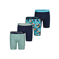 Happy Shorts Happy Shorts Men's Long Legs Boxer Briefs 4-Pack Palm Leaves