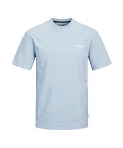 Jack & Jones Men's T-Shirt JJBEAU Round Neck Blue