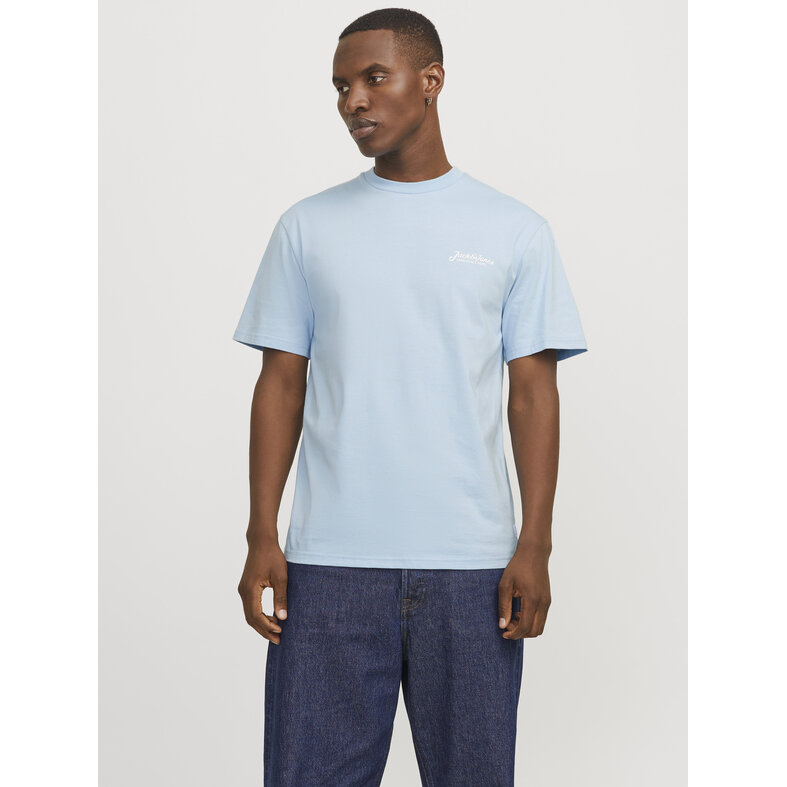 Jack & Jones Jack & Jones Men's T-Shirt JJBEAU Round Neck Blue