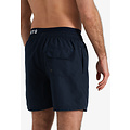 Happy Shorts Happy Shorts Mens Swim Shorts Double Waistband Solid Navy Blue