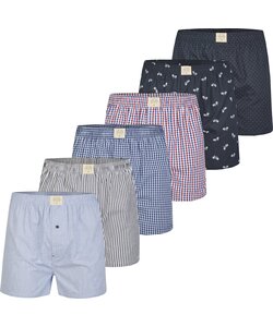 MG-1 Heren Wijde Boxershorts Heren D626 Multipack 6-Pack