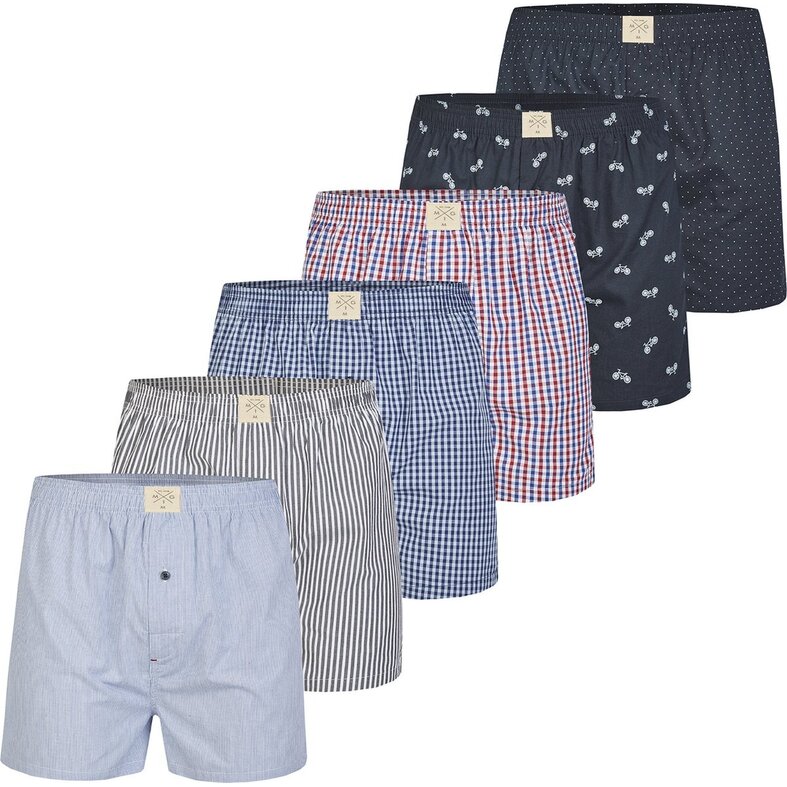 MG-1 MG-1 Men's Wide Boxer Shorts Men's D626 Multipack 6-Pack
