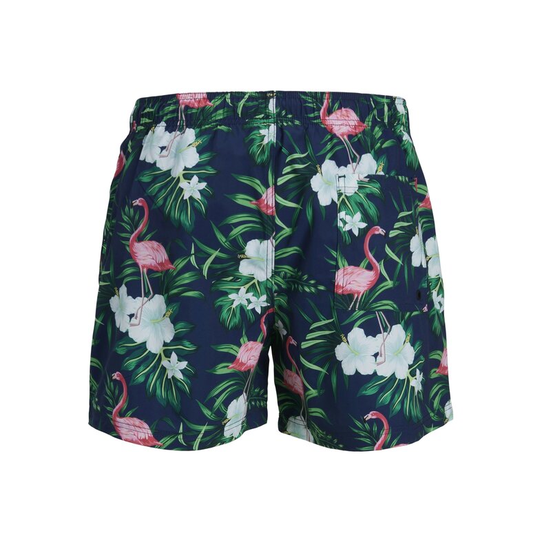 Jack & Jones Jack & Jones Heren Zwemshort JPSTMAUI Flamingo Print Blauw