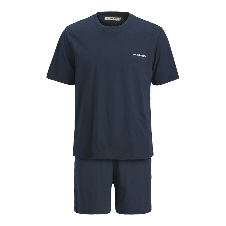 Jack & Jones Jack & Jones Men's Short Shortama Pyjama Set JACEVEREST Dark Blue
