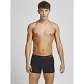 Jack & Jones Jack & Jones Heren Boxershorts Trunks Effen JACBASIC Bamboe 6-Pack Zwart