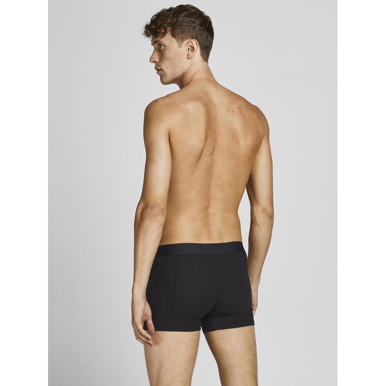 Jack & Jones Jack & Jones Men's Boxer Shorts Trunks Plain JACBASIC Bamboo 6-Pack Black