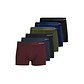 Jack & Jones Jack & Jones Heren Boxershorts Trunks Effen JACBASIC Bamboe 6-Pack Rood/Zwart/Blauw/Groen