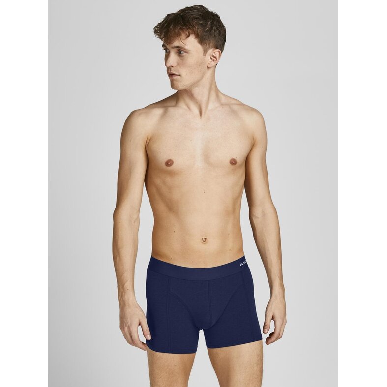 Jack & Jones Jack & Jones Men's Boxer Shorts Trunks Plain JACBASIC Bamboo 6-Pack Green/Blue/Black