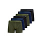 Jack & Jones Jack & Jones Men's Boxer Shorts Trunks Plain JACBASIC Bamboo 6-Pack Green/Blue/Black