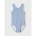 Name It Name It Meisjes Badpak NKFZIBA Gestreept Lichtblauw
