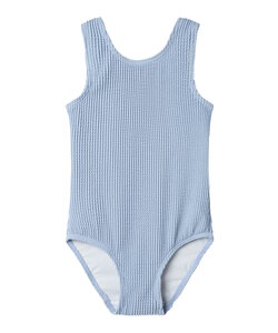 Name It Girls Swimsuit NKFZIBA Striped Light Blue