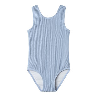 Name It Meisjes Badpak NKFZIBA Gestreept Lichtblauw