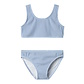 Name It Name It Meisjes Bikini Set NKFZIBA Gestreept Met Kliksluiting Lichtblauw