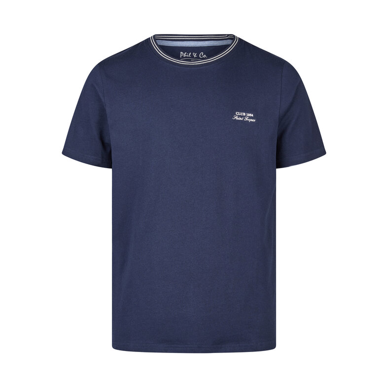 Phil & Co Phil & Co Men's Short Pajama Set Shortama Blue