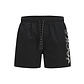 Jack & Jones Jack & Jones Men's Plus Size Swim Short JPSTMAUI Splicelogo Black