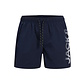 Jack & Jones Jack & Jones Heren Plus Size Zwemshort JPSTMAUI Splicelogo Donkerblauw
