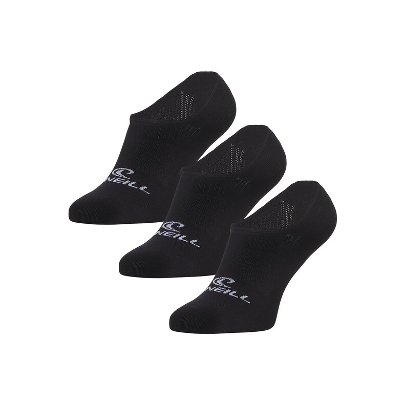 O'Neill O'Neill Footies Socks Men's/Women's No Show 710003 Black 3-Pack